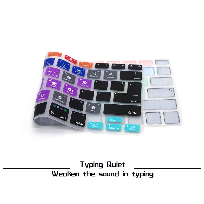 HRH Serato DJ Functional Shortcuts Hotkey Silicone Keyboard Cover Skin for MacBook Air 13,for MacBook Pro13/15/17 (with or w/Out Retina Display, 2015 or Older Version),for iMac Older,USA/European - Image 3